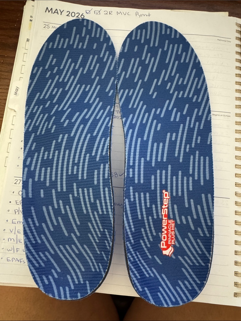 Powerstep Pinnacle Plus Met Insoles - Size D
